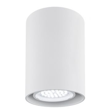 Spot aplicat tavan TYBER GU10 rotund 7cm alb