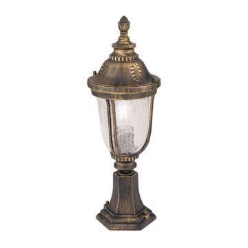 Stalp iluminat exterior IP23 H51cm August AL 11-1121/1 Patina OR