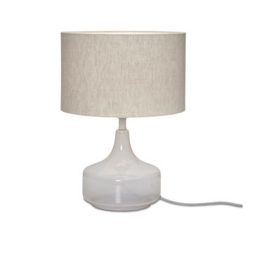 Veioza/ Lampa de masa decorativa Reykjavik alb/ in deschis