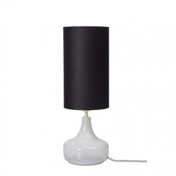 Veioza/ Lampa de masa decorativa Reykjavik alb/ negru