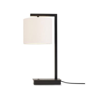 Veioza, Lampa de masa moderna Boston negru/ alb
