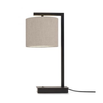 Veioza, Lampa de masa moderna Boston negru/ in deschis