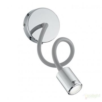 Aplica de perete cu brat flexibil, finisaj crom, LED FOCUS AP1 097206