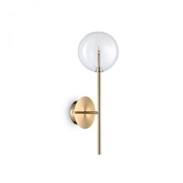 Aplica din metal design clasic EQUINOXE AP1 OTTONE 200149