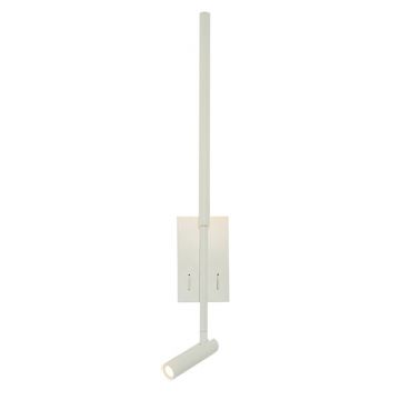 Aplica LED de perete stil minimalist Mija alba