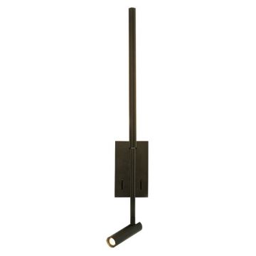 Aplica LED de perete stil minimalist Mija negru