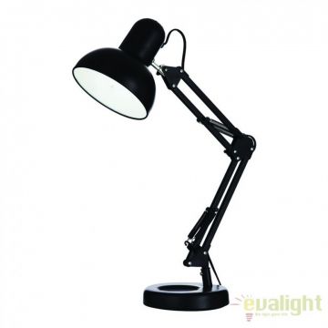 Lampa de masa, birou cu brat articulat KELLY TL1 NERO 108094