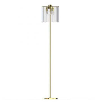 Lampadar, Lampa de podea moderna Nira auriu