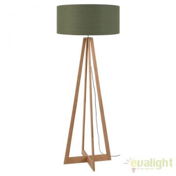 Lampadar realizat din materiale naturale, durabile si ecologice, EVEREST/F verde