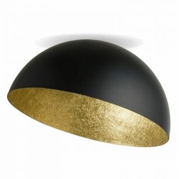 Lustra aplicata design decorativ Doris D-70cm negru/auriu