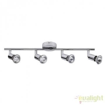 Lustra aplicata design finisaj cromat 4 spoturi Norton 6047 RX