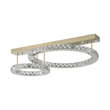 Lustra LED aplicata design modern Girona auriu
