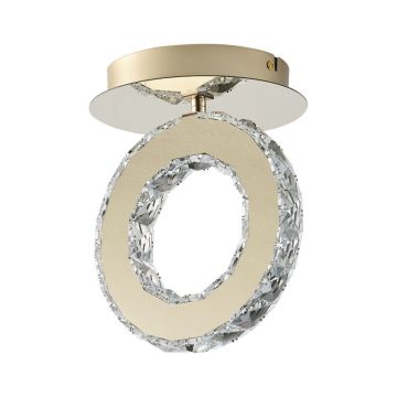 Lustra LED aplicata design modern Girona auriu