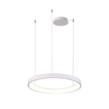Lustra LED cu telecomanda design circular AGNES 48 DIMM CCT SWITCH WH