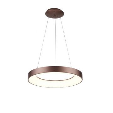 Lustra LED cu telecomanda design circular SANTANA 80 CCT CO