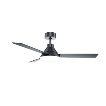 Lustra LED cu Ventilator si telecomanda Olalla maro/lemn