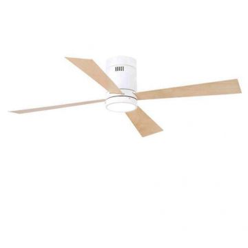 Lustra LED cu Ventilator si telecomanda Sarah alb/artar
