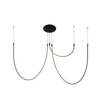 Lustra LED design decorativ modern Tube II L-160cm