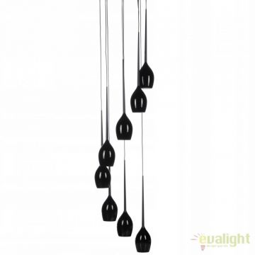 Lustra moderna Izza 8 Black
