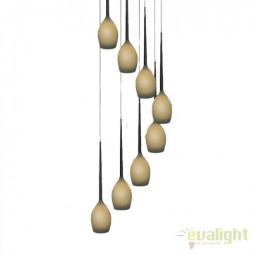 Lustra moderna Izza 8 Olive