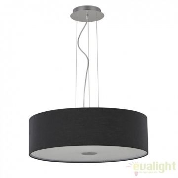 Lustra, Pendul diametru 60cm, inaltime reglabila WOODY SP5 NERO 105628