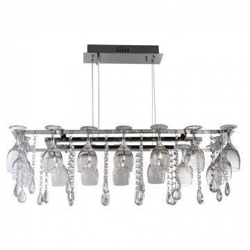 Lustra suspendata design modern Vino 41510-10CC SRT