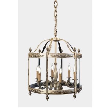 Lustra suspendata LUX realizata manual Emily 6L