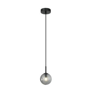 Pendul design decorativ Iris D-12,5cm fumuriu