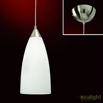 Pendul stil modern Cone HL 6-1545/1 satin/Dekor Alaska OR