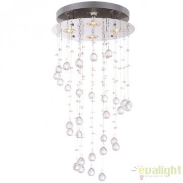 Plafonier modern cu iluminat LED, St. TROPEZ 68595-4 GL