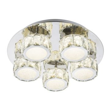 Plafoniera LED design clasic AMUR crom 49350D4 GL