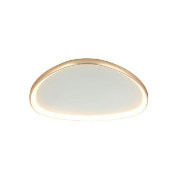 Plafoniera LED dimabila design slim Axel auriu 60cm