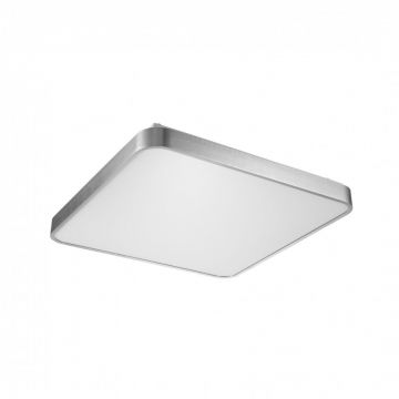 Plafoniera LED moderna SIERRA argintiu, 40x40cm 12100006-SL ZL