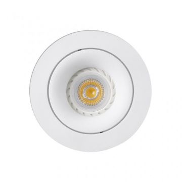 Rama Spot directionabil, incastrabil, alb, diametru 11cm ARGON-R, 43401