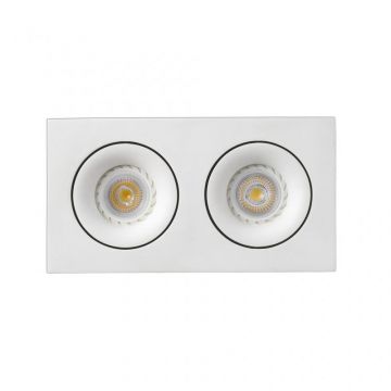 Rama Spot directionabil, incastrabil, alb, dim. 20x11cm ARGON-2, 43403