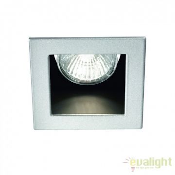 Spot incastrabil pt. tavan fals 9x9cm, FUNKY FI1 ALLUMINIO 083223