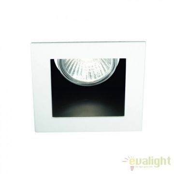 Spot incastrabil pt. tavan fals 9x9cm, FUNKY FI1 BIANCO 083230