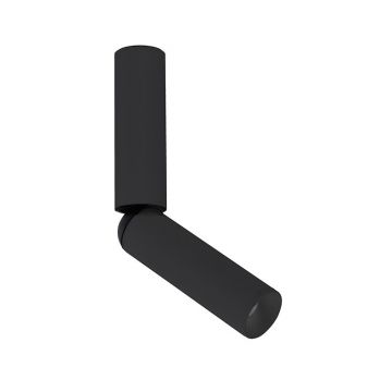 Spot LED aplicat cu rotire si Ã®nclinare Tube negru