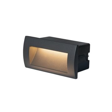 Spot LED incastrabil de exterior iluminat ambiental IP65 Rajal grafit
