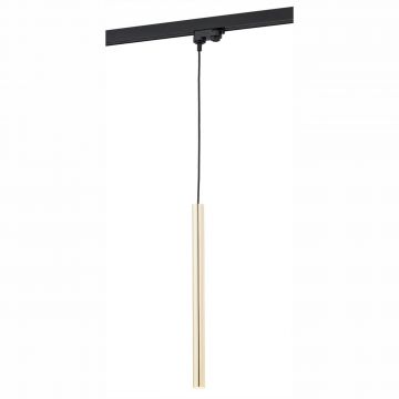 Spot LED suspendat pe sina ELBRUS auriu / Accesoriu pentru sinele trifazate ARGON T-RACK