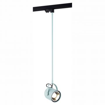 Spot pe sina suspendat NET PLUS azur / Accesoriu pentru sinele trifazate ARGON T-RACK