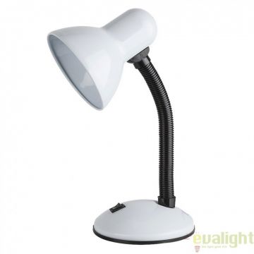 Veioza, Lampa de birou, finisaj alb, Dylan 4168 RX