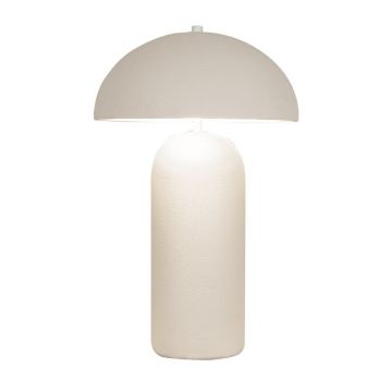 Veioza/Lampa de masa design decorativ Sidney alba