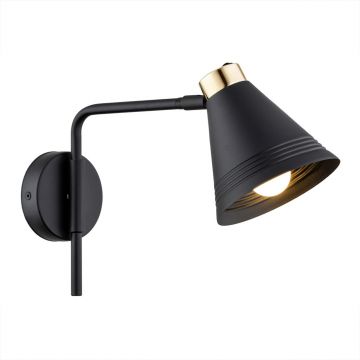 Aplica de perete design modern AVALONE negru