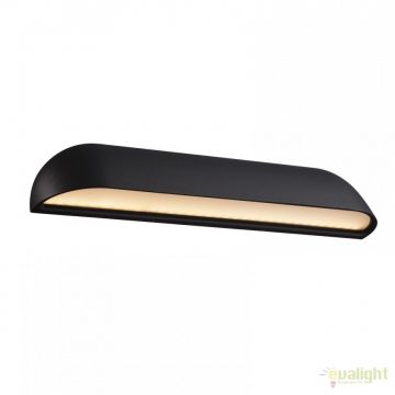 Aplica de perete LED pentru iluminat exterior cu protectie IP44 FRONT 36 neagra 84091003 DFTP