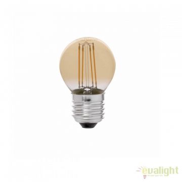 BEC LED E27 dimabil cu filament 4W G45 2200K lumina calda 17493