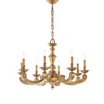 Candelabru 8 brate LUX design clasic realizat manual Alberto