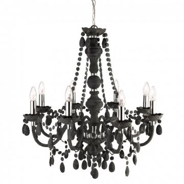 Candelabru stil clasic Marie Therese 8L gri inchis 8888-8GY SRT