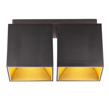 Corp aplicat cu 2 spoturi design modern ETHAN negru