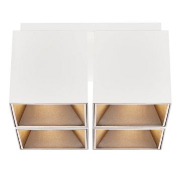 Corp aplicat cu 4 spoturi design modern ETHAN alb
